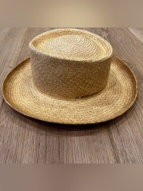 Stetson Straw Gambler Hat Large Made in Mexico